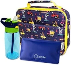 Dinosaur Lunch Box With For Boys With Ice Pack, Insulated Bag For Toddlers Kids Girls Baby Boy Daycare Pre-School Kindergarten, Container Boxes For Small Kid Snacks Lunches, BPA Free, Blue Orange Dino -Peugeot Shop 51Cugyd4y1S. AC
