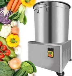 Electric Commercial Salad Spinner Large Inner Capacity 10L(3kg Vegetable), 110V Stainless Steel Lettuce Spinner Vegetable Dryer For Canteens Hotels And Restaurants, One Key Switch, Simple And Safe -Peugeot Shop 51CxZTta5IL. AC