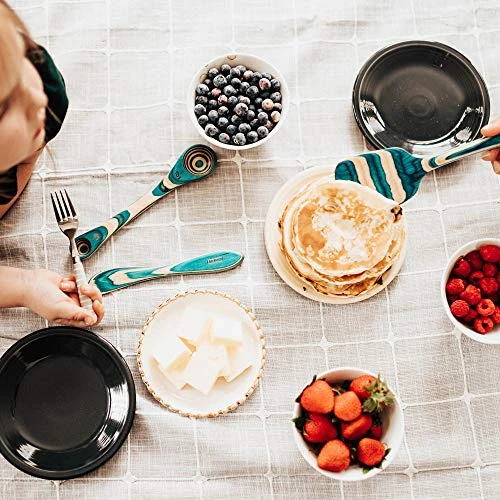 Ique Mykonos Collection Cheese Spreader Knife In Colored Birch Wood 3 Ique Mykonos Collection Cheese Spreader Knife In Colored Birch Wood - Image 3