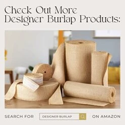 Table Runner - For Farmhouse-Style Dining Room - Burlap Roll Woven Jute Fabric Placemats Or Centerpieces -Rustic Home Decor For Coffee, Tea, & Outdoor Tables - Long Roll (14in*10yards) -Peugeot Shop 51D2cMRO3PL