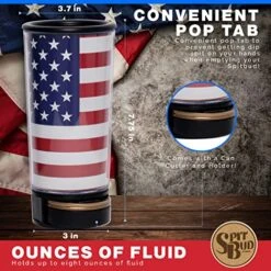 Pit Bud Spittoon With Can Opener, US Flag -Peugeot Shop 51D2dqk5tiL