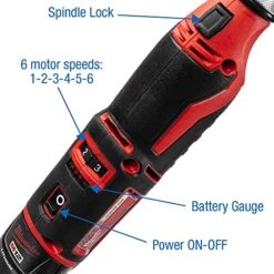 Sharpie DXCL Hand-Held Cordless Tungsten Sharpener Grinder, Adjustable 15°- 45°, Diamond Ground Tapers (Auburn Red/Black Ops) -Peugeot Shop 51D4LI9xN0S