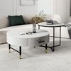 Table Marble Coffee Table Living Room Luxury Round Modern Coffee Table Books Outdoor Furniture