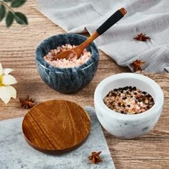 4Pcs Marble Salt Box Cellar -Peugeot Shop 51DHnstO9sL