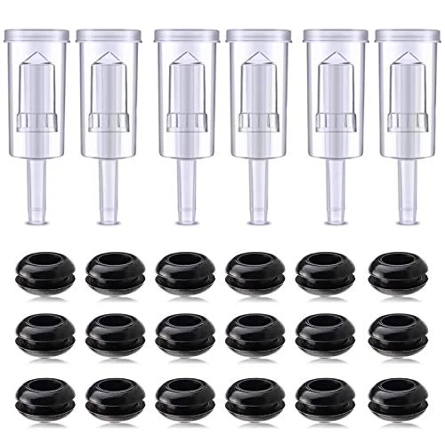 3-Piece Airlock Set, Airtight Buttonhole, Fermentation Winemaking, Fermentation Sauerkraut Kimchi, Silicone Grommets Airlock Set For Fermentation, (6Air Locks And 18 Grommets)) 1 3-Piece Airlock Set, Airtight Buttonhole, Fermentation Winemaking, Fermentation Sauerkraut Kimchi, Silicone Grommets Airlock Set For Fermentation, (6Air Locks And 18 Grommets))