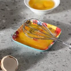 Olorful Hand Painted Spoon Rest - 4.75 Inches Ceramic Spoon Holder For Kitchen Counter Stove Top, Dishwasher Safe, Multicolor -Peugeot Shop 51DQmZX4OjL