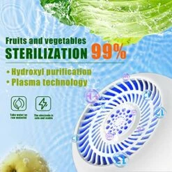 Fruit And Vegetable Washing Machine,Reusable Fruit Purifier, Vegetable Cleaner Device,Fruit And Vegetable Wash, Multi-Function Kitchen Accessories Cleaning Machine. -Peugeot Shop 51DWAqI8e8L