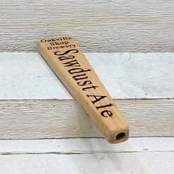 Custom Personalized Beer Tap Handle Oak Wood. Engraved Your Personalized Text. Great For Tap Rooms, Bars, Breweries And Home Kegerators. -Peugeot Shop 51DZU4EnJEL