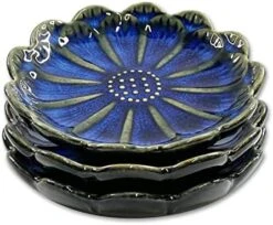 Ceramic Spoon Rest, TIGERMILLION Cooking Spoon Holder For Kitchen Counter/Stove Top/Dining Table House Warming Gift Dishwasher Safe (4pcs-Sunflower-White) -Peugeot Shop 51Deo3QvuXL. AC