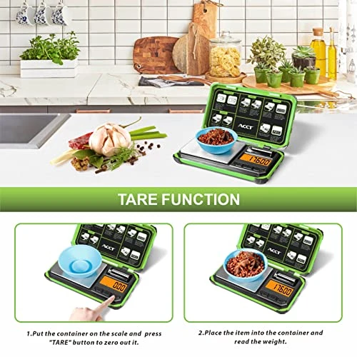Precision Pocket Scale, 200gx0.01g Jewelry Gram Scale, Digital Food Scale With LCD Display, One-Click Conversion 6 Units, Mini Scale For Weed/Kitchen/Powder/herb/Coins(Battery Included) 5 Precision Pocket Scale, 200gx0.01g Jewelry Gram Scale, Digital Food Scale With LCD Display, One-Click Conversion 6 Units, Mini Scale For Weed/Kitchen/Powder/herb/Coins(Battery Included) - Image 5