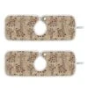 Kcldeci 2 Pack Faucet Mat Splash Guard For Kitchen Sink,Cute Safari Wild Giraffe 23x5 Inch Faucet Handle Drip Catcher Tray Absorbent Mat Fast Dry Mat For Kitchen, Bathroom