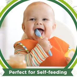 Toddler Utensils Baby Spoons And Forks Set With Case Bendable Self Feeding Training Flatware Silicone Spoon Fork For Kids Babies Children Handle Toddler Set, Green, Pink, Yellow (3 Sets) 12 Toddler Utensils Baby Spoons And Forks Set With Case Bendable Self Feeding Training Flatware Silicone Spoon Fork For Kids Babies Children Handle Toddler Set, Green, Pink, Yellow (3 Sets) -Peugeot Shop 51DnRr0LmLL