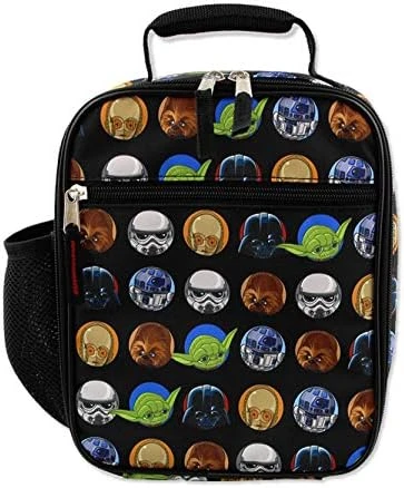Disney Star Wars Boy's Girl's Adult's Soft Insulated School Lunch Box (One Size, Black) 6 Disney Star Wars Boy's Girl's Adult's Soft Insulated School Lunch Box (One Size, Black) - Image 6
