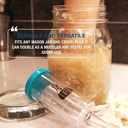 Fermentology Sauer Stick - Wooden Vegetable Fermentation Tamper - Cabbage Sauerkraut Pounder - Fermenting Food Mashers And Packers 4 Fermentology Sauer Stick - Wooden Vegetable Fermentation Tamper - Cabbage Sauerkraut Pounder - Fermenting Food Mashers And Packers - Image 4