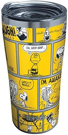 Tervis Peanuts™ - 70th Comic Strip Triple Walled Insulated Tumbler Travel Cup Keeps Drinks Cold & Hot, 20oz, Stainless Steel 6 Tervis Peanuts™ - 70th Comic Strip Triple Walled Insulated Tumbler Travel Cup Keeps Drinks Cold & Hot, 20oz, Stainless Steel - Image 6