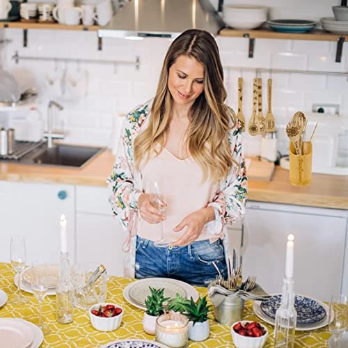 8PCS Sunflower Wooden Cooking Spoons With Holder,Sunflower Kitchen Decor,Sunflower Gifts,Sunflower Gift For Women,Gifts For Sunflower Lovers,Housewarming Wedding Birthday Mom Mothers Day Gift 6 8PCS Sunflower Wooden Cooking Spoons With Holder,Sunflower Kitchen Decor,Sunflower Gifts,Sunflower Gift For Women,Gifts For Sunflower Lovers,Housewarming Wedding Birthday Mom Mothers Day Gift - Image 6