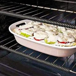 3 Pack BESEGO Oven Rack Shields, Heat Resistant Silicone Oven Rack Cover Prevent Hand & Arm Against Burns, Scars & Injuries - 14 Inches Long -Peugeot Shop 51EOubA8yqL