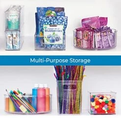 Recycled Plastic Lazy Susan Turntable Organizer Pantry, Bathroom, General Storage And More, The Linus Collection, 11.5", Clear 10 Recycled Plastic Lazy Susan Turntable Organizer Pantry, Bathroom, General Storage And More, The Linus Collection, 11.5", Clear -Peugeot Shop 51EUzYemIGL