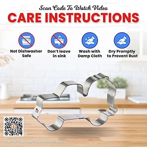 Truck With Pumpkin Cookie Cutter 5 Inch - Made In The USA – Foose Cookie Cutters Tin Plated Steel Truck With Pumpkin Cookie Mold 3 Truck With Pumpkin Cookie Cutter 5 Inch - Made In The USA – Foose Cookie Cutters Tin Plated Steel Truck With Pumpkin Cookie Mold - Image 3