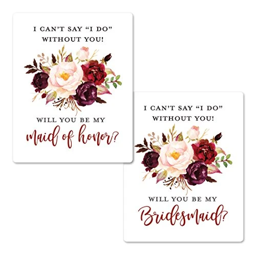 Elegant Floral Bridesmaid Proposal Labels | Will You Be My Bridesmaid Wine Labels | Bridesmaid And Maid Of Honor Gift Box Labels| I Can’t Say I Do Without You Maid Of Honor Labels 1 Elegant Floral Bridesmaid Proposal Labels | Will You Be My Bridesmaid Wine Labels | Bridesmaid And Maid Of Honor Gift Box Labels| I Can’t Say I Do Without You Maid Of Honor Labels