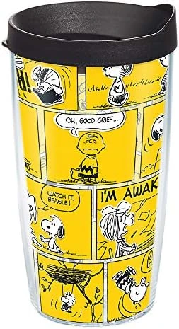 Tervis Peanuts™ - 70th Comic Strip Triple Walled Insulated Tumbler Travel Cup Keeps Drinks Cold & Hot, 20oz, Stainless Steel 9 Tervis Peanuts™ - 70th Comic Strip Triple Walled Insulated Tumbler Travel Cup Keeps Drinks Cold & Hot, 20oz, Stainless Steel - Image 9