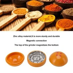 Spice Muller, Strong Teeth Magnetic Connection Zinc Alloy Spice Crusher For Kitchen 7 Spice Muller, Strong Teeth Magnetic Connection Zinc Alloy Spice Crusher For Kitchen -Peugeot Shop 51F8eUrh7HL