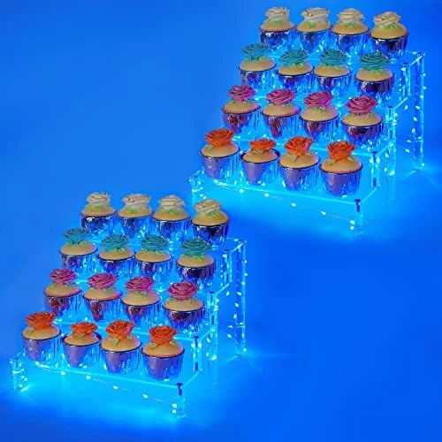 Display Shelf Cake Stand – 4 Tier Shelf Cake Pop Stand – Multifunctional And Durable Acrylic Stand – Mounting Hardware Included – Ideal For Desserts, Cosmetics, Glassware, Figurines 5 Display Shelf Cake Stand – 4 Tier Shelf Cake Pop Stand – Multifunctional And Durable Acrylic Stand – Mounting Hardware Included – Ideal For Desserts, Cosmetics, Glassware, Figurines - Image 5