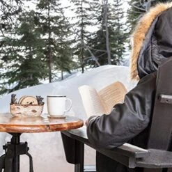 Bear Coasters Set – 6 Full Size Rustic Coasters In Handmade Canoe With Adorable Black Bear Figurines | Black Bear Decor, Log Cabin Decor, Cabin Decorations, Rustic Lodge Decor For The Home -Peugeot Shop 51FSCqW516L