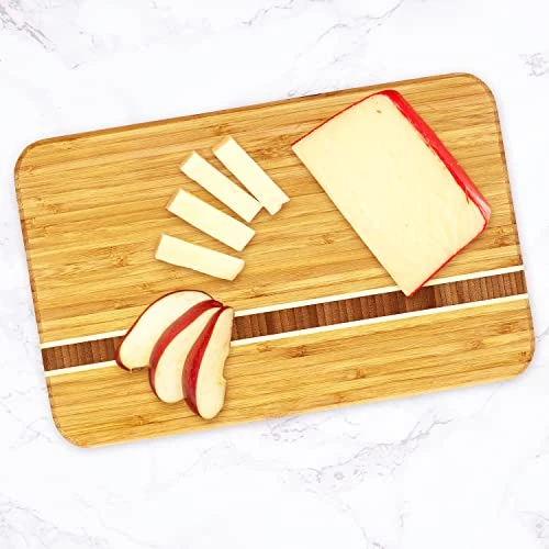 Aruba Bamboo Serving And Cutting Board, 12-1/2" X 8" 1 Aruba Bamboo Serving And Cutting Board, 12-1/2" X 8"