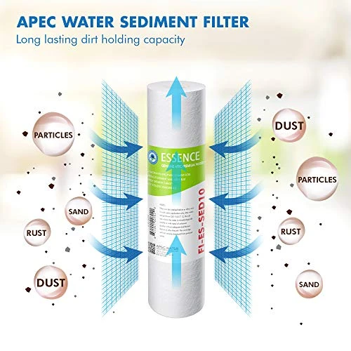 APEC Water Systems FILTER-SET-ES High Capacity Replacement Pre-Filter Set For Essence Series Reverse Osmosis Water Filter System Stage 1-3 2 APEC Water Systems FILTER-SET-ES High Capacity Replacement Pre-Filter Set For Essence Series Reverse Osmosis Water Filter System Stage 1-3 - Image 2