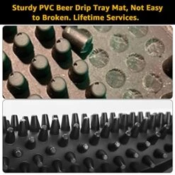 Hgkeke Beer Tower Drip Tray PVC Spill Mat Kegerator Tower Drip Tray Thick Bar Service Mat Non-Slip Spill Pad Safe Use Beer Tower Drip Tray Beer Coffee Service Mat Counter Top Drip Tray Cup Drying Mat 10 Hgkeke Beer Tower Drip Tray PVC Spill Mat Kegerator Tower Drip Tray Thick Bar Service Mat Non-Slip Spill Pad Safe Use Beer Tower Drip Tray Beer Coffee Service Mat Counter Top Drip Tray Cup Drying Mat -Peugeot Shop 51FYUGFwoCL