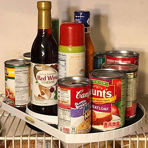 Spice Rack Organizer For Cabinet Lazy Susan Organizer Rotating Spice Holder Shelf With Double Spinners - Pantry Spice Racks For Cabinets So Spices Are Easy To Find Made In USA 3 Spice Rack Organizer For Cabinet Lazy Susan Organizer Rotating Spice Holder Shelf With Double Spinners - Pantry Spice Racks For Cabinets So Spices Are Easy To Find Made In USA - Image 3