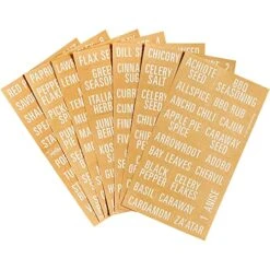 Talented Kitchen 134 Kitchen Spice Jar Labels Preprinted, Minimalist Bold All Caps White Letters And Numbers For Spice Rack, Kitchen Cabinet And Pantry Organization -Peugeot Shop 51FrRCMIhfL