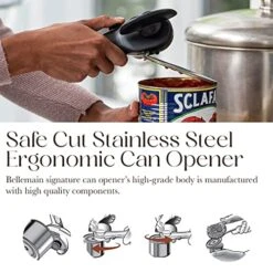 - Safe Cut Stainless Steel Ergonomic Can Opener, Manual | Smooth Edge Stainless Steel Can Opener Perfect For Home Chefs And Restauraunts 7 - Safe Cut Stainless Steel Ergonomic Can Opener, Manual | Smooth Edge Stainless Steel Can Opener Perfect For Home Chefs And Restauraunts -Peugeot Shop 51FvrKiZq0L