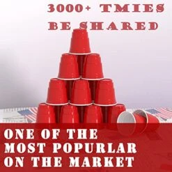 100ct 2oz. Mini Red Shot Cups, Disposable And Small Size Perfect For Party, Tastings, Sample And More -Peugeot Shop 51G601IENrL