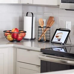 Austin Wire Bowl, Metal Fruit Basket With Lattice Design, Matte Black -Peugeot Shop 51G7DL3EiuL