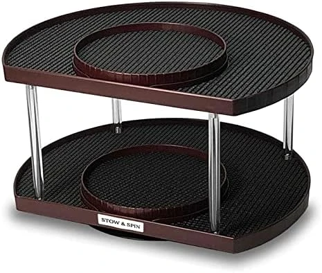 Spice Rack Organizer For Cabinet Lazy Susan Organizer Rotating Spice Holder Shelf With Double Spinners - Pantry Spice Racks For Cabinets So Spices Are Easy To Find Made In USA 13 Spice Rack Organizer For Cabinet Lazy Susan Organizer Rotating Spice Holder Shelf With Double Spinners - Pantry Spice Racks For Cabinets So Spices Are Easy To Find Made In USA - Image 13