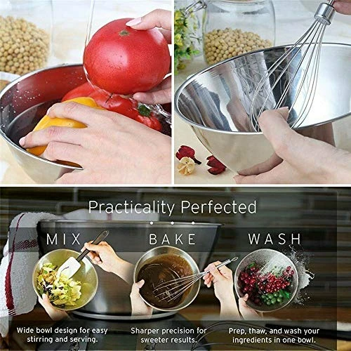 Food Scale With Bowl, Digital Kitchen Weight For Cooking, Baking And Dieting,11lb/5kg, LCD Display, 5kg, Silver 3 Food Scale With Bowl, Digital Kitchen Weight For Cooking, Baking And Dieting,11lb/5kg, LCD Display, 5kg, Silver - Image 3