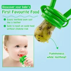Aby Food Feeder/Fruit Feeder Pacifier (2 Pack) - HAOBAOBEI Infant Teething Toy Teether In Appetite Stimulating Colors, Bonus Includes 3 Sizes Silicone Pouches 19 Aby Food Feeder/Fruit Feeder Pacifier (2 Pack) - HAOBAOBEI Infant Teething Toy Teether In Appetite Stimulating Colors, Bonus Includes 3 Sizes Silicone Pouches -Peugeot Shop 51Ggh3nnRIL