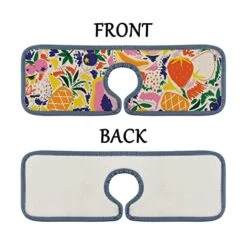 15" Microfiber Cloth Kitchen Faucet Absorbent Mat Splash Guard Drip Water Catcher Countertop Drying Protector Pads Faucet Behind For Bedroom Farmhouse Trendy Bright Colors Of Summer Fruits 19 15" Microfiber Cloth Kitchen Faucet Absorbent Mat Splash Guard Drip Water Catcher Countertop Drying Protector Pads Faucet Behind For Bedroom Farmhouse Trendy Bright Colors Of Summer Fruits -Peugeot Shop 51GnQskB9KL