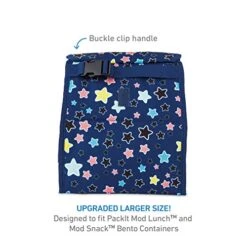Freezable Lunch Bag With Zip Closure, Bright Stars 16 Freezable Lunch Bag With Zip Closure, Bright Stars -Peugeot Shop 51GweimtOjL