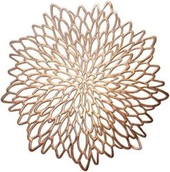 " OCCASIONS " 10 Pieces Pack Pressed Vinyl Metallic Placemats/Wedding Accent Centerpiece Placemat (Leaf, Rose Gold) 17 " OCCASIONS " 10 Pieces Pack Pressed Vinyl Metallic Placemats/Wedding Accent Centerpiece Placemat (Leaf, Rose Gold) -Peugeot Shop 51GysQDtyL. AC