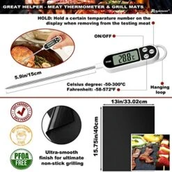 Omanticist Barbecue Tool Set With Storage Bag - Portable Grill Tool Kit - Professional BBQ Set For Outdoor Cooking And Camping Grill Accessories Sets -Peugeot Shop 51H4VCRDH8L