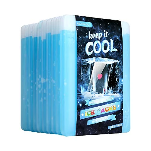 10 X Ice Packs For Lunch Box - Freezer Ice Packs - Slim Long Lasting Cool Packs For Lunch Bags And Cooler, Poker Design (Heart) 1 10 X Ice Packs For Lunch Box - Freezer Ice Packs - Slim Long Lasting Cool Packs For Lunch Bags And Cooler, Poker Design (Heart)