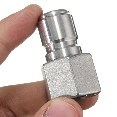 2Pcs Stainless Steel Female Quick Disconnect FPT 1/2" Homebrew Fitting Connector Homebrewing By ProMaker (FPT Male) 3 2Pcs Stainless Steel Female Quick Disconnect FPT 1/2" Homebrew Fitting Connector Homebrewing By ProMaker (FPT Male) - Image 3