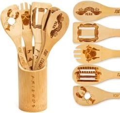Office Wooden Spoons For Cooking, Bamboo Cooking Kitchen Utensils Set, The Office TV Show Merchandise, Housewarming Birthday Anniversary Kitchen Decor Present For Office Fan (5PCS) 12 Office Wooden Spoons For Cooking, Bamboo Cooking Kitchen Utensils Set, The Office TV Show Merchandise, Housewarming Birthday Anniversary Kitchen Decor Present For Office Fan (5PCS) -Peugeot Shop 51Hch7L2BIL. AC