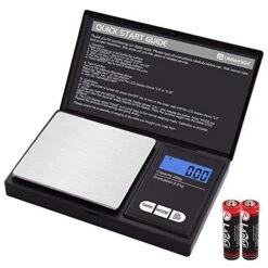 Gram Scale,200 Gx0.01 G(7.05 Oz X 0.001 Oz) Digital Pocket Scale,Electronic Smart Weigh Scale,Portable Small Jewelry Scale Grams And Ounces,Mini Weed Scale With LCD Display,Tare