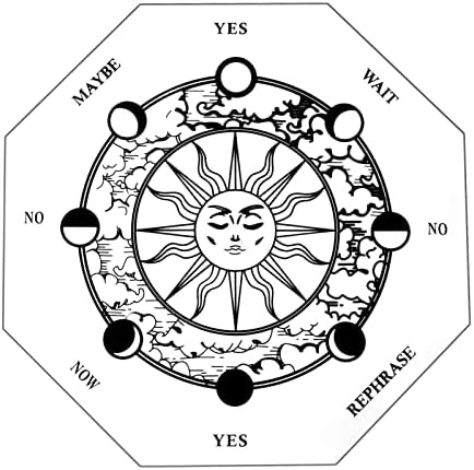 Pendulum Board Star Chart Mat Or Crystal Necklace For Beginner, Healing Dowsing Divination Metaphysical Message Board Positive Energy Close To Your Inner Self For Witchcraft Wiccan Altar Supplies 8 Pendulum Board Star Chart Mat Or Crystal Necklace For Beginner, Healing Dowsing Divination Metaphysical Message Board Positive Energy Close To Your Inner Self For Witchcraft Wiccan Altar Supplies - Image 8