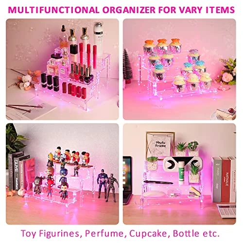 Display Shelf Cake Stand – 4 Tier Shelf Cake Pop Stand – Multifunctional And Durable Acrylic Stand – Mounting Hardware Included – Ideal For Desserts, Cosmetics, Glassware, Figurines 2 Display Shelf Cake Stand – 4 Tier Shelf Cake Pop Stand – Multifunctional And Durable Acrylic Stand – Mounting Hardware Included – Ideal For Desserts, Cosmetics, Glassware, Figurines - Image 2