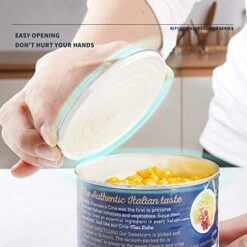 Safe Cut Manual Can Opener, Smooth Edge Can Opener - Can Opener Handheld With Soft Grips, Ergonomic Smooth Edge, Food Grade Stainless Steel Cutting Can Opener For Kitchen & Restaurant -Peugeot Shop 51Hu2aGoziL